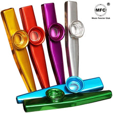 Load image into Gallery viewer, Simple Design Lightweight Kazoo Aluminum Alloy Metal For Guitar Instrument Music Lovers Instrument 4 Colors
