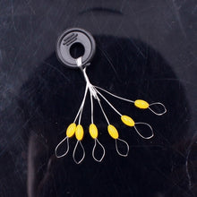 Load image into Gallery viewer, 120Pcs 20Group Yellow Set High Quality Rubber Space Beans For Sea Carp Fly Fishing Accessories Spinner Bait Fish Sport Tool Face
